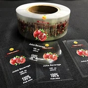 Átlátszó vinil matrica